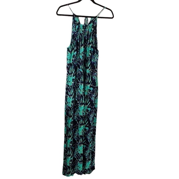 Superdry Festival Valley Halter Leg Slits Maxi Dress - Picture 1 of 9